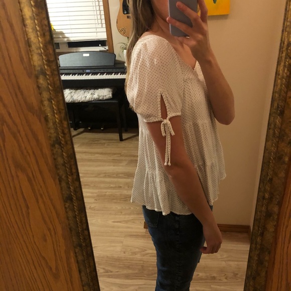 Maurices polka dot blouse - Picture 3 of 5